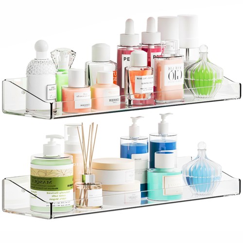 Pack clear acrylic shower - clear,